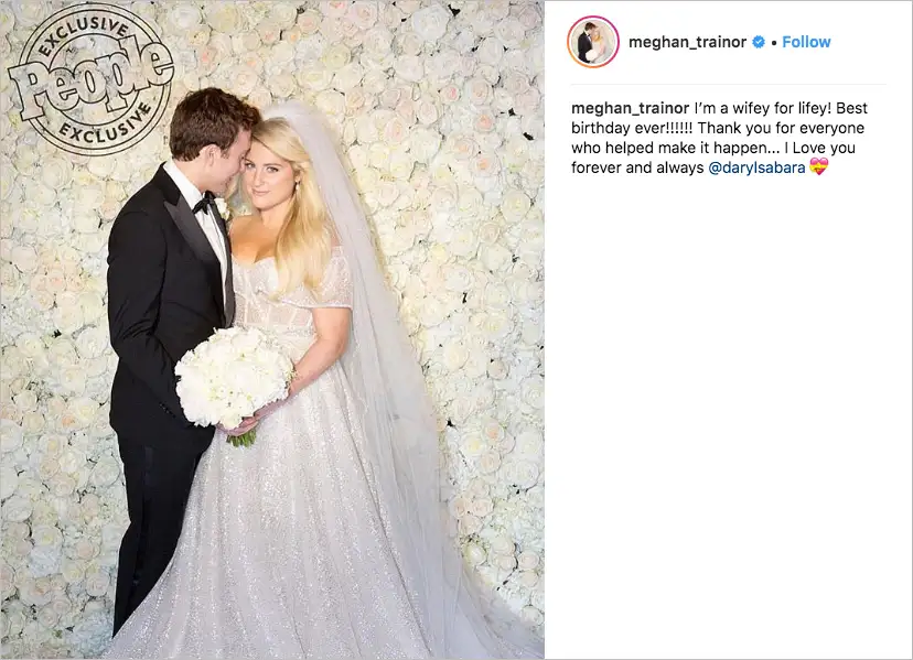 Meghan Trainor Daryl Sabara Are Married